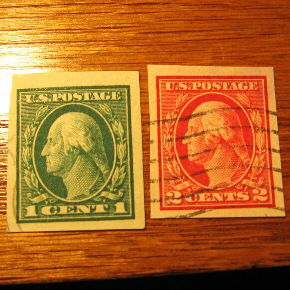 1916-17 FLAT PLATE PRINTING 11 UNWATERMARKED PERFORATED 1O PLUS 1 & 2 CENT IMPER - Picture 5 of 5